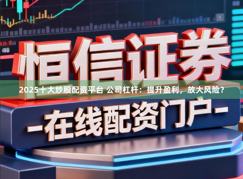 2025十大炒股配资平台 公司杠杆：提升盈利，放大风险？