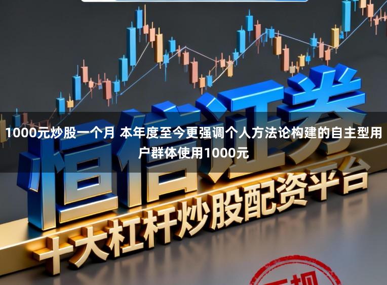 1000元炒股一个月 本年度至今更强调个人方法论构建的自主型用户群体使用1000元