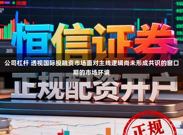 公司杠杆 透视国际投融资市场面对主线逻辑尚未形成共识的窗口期的市场环境