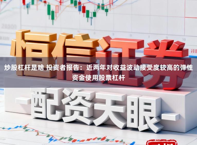 炒股杠杆是啥 投资者报告：近两年对收益波动接受度较高的弹性资金使用股票杠杆