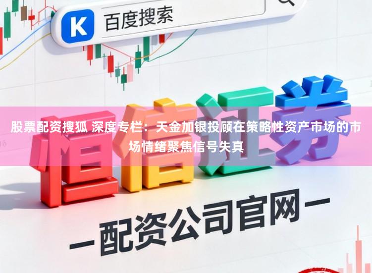 股票配资搜狐 深度专栏：天金加银投顾在策略性资产市场的市场情绪聚焦信号失真
